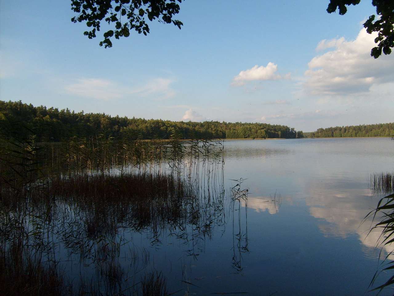 Jezioro Omulew - zdjęcie akwenu, nad którym leży Wikno Jezioro Omulew
